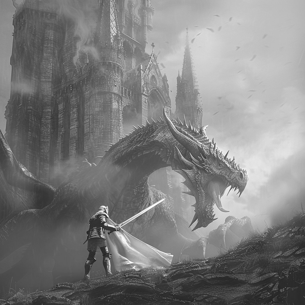 Knight vs Dragon