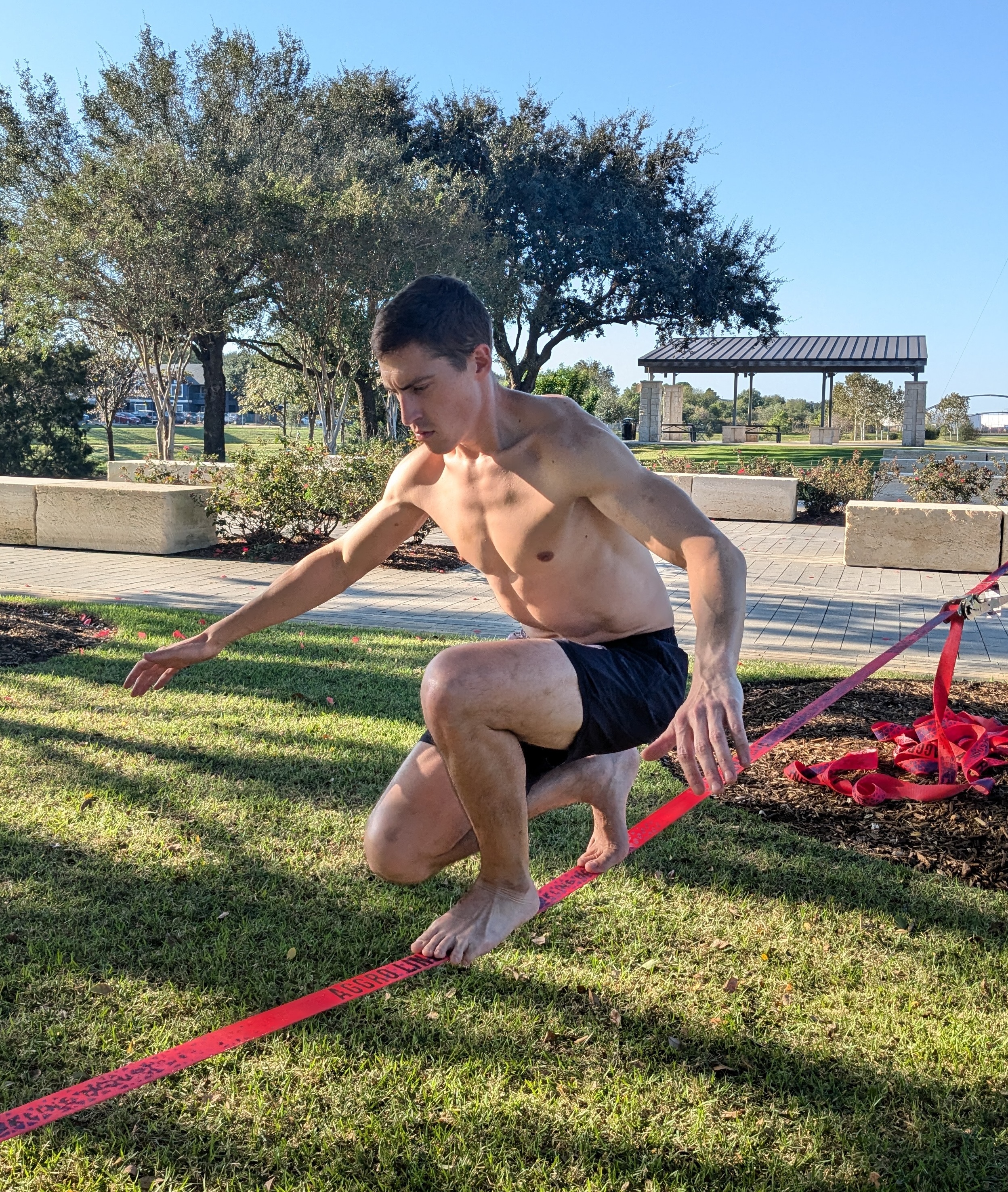 Me slacklining